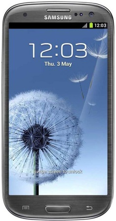 Смартфон Samsung Galaxy S3 GT-I9300 16Gb Titanium grey - Глазов